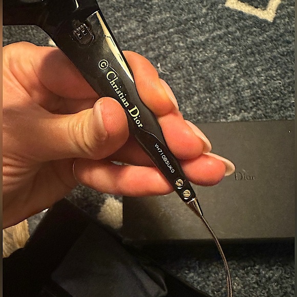 New 💚 RARE GREEN & Gold Dior cat eye Sunglasses - Picture 5 of 12